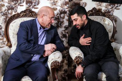 تصاویر قالیباف در منزل شهید سید رضی