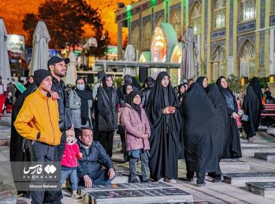 عکس/ گلزار شهدای کرمان ساعت ۱:۲۰ دقیقه بامداد