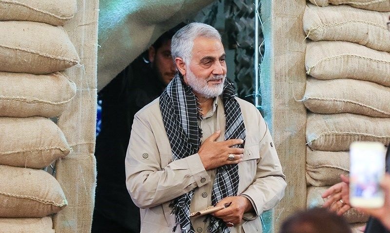 لحظه ورود هواپیمای حاج قاسم به فرودگاه بغداد