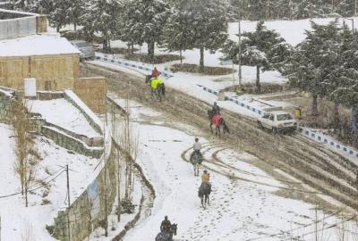  بارش شدید برف در لواسان