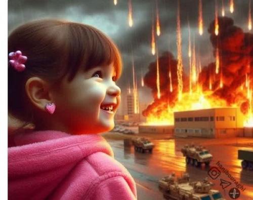 هر موشکی از تو یادگار است حسن/ فقط به خاطر دختر کاپشن صورتی +عکس