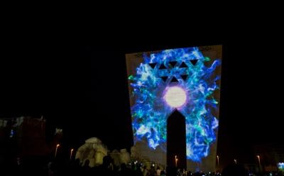 عکس/ المان کاروان جاده ابریشم در قزوین رونمایی شد