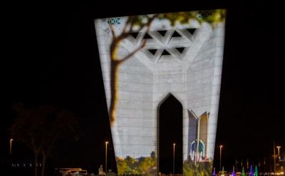 عکس/ المان کاروان جاده ابریشم در قزوین رونمایی شد
