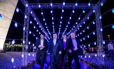 عکس/ المان کاروان جاده ابریشم در قزوین رونمایی شد