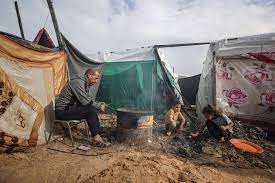 فیلم/ وضعیت سخت آوارگان فلسطینی