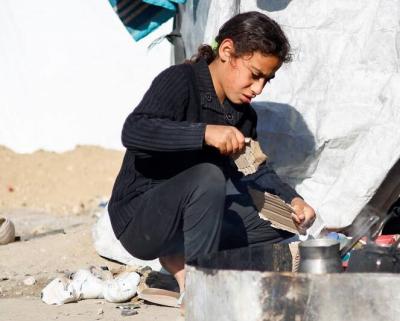 عکس/ زندگی سخت آوارگان فلسطینی در اردوگاه