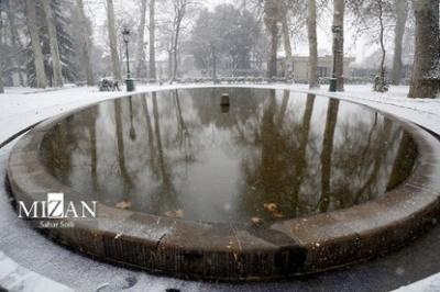 بارش برف در تهران 