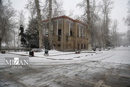 بارش برف در تهران 