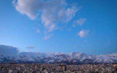 (تصاویر) غروب خاص و زیبای تهران