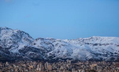 (تصاویر) غروب خاص و زیبای تهران