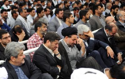 عکس/ دیدار خانواده‌های شهدای منا، مسجدالحرام و حج سال ۶۶ بارهبر انقلاب