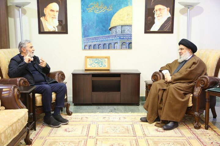 دیدار سید حسن نصرالله با زیاد النخاله