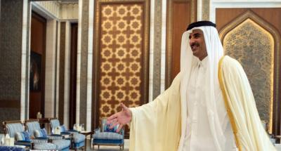 دیدار وزیر امور خارجه با امیر قطر