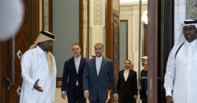 دیدار وزیر امور خارجه با امیر قطر