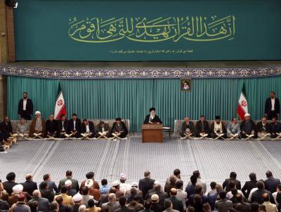 تصاویر دیدار شرکت‌کنندگان در مسابقات بین‌المللی قرآن با رهبر انقلاب