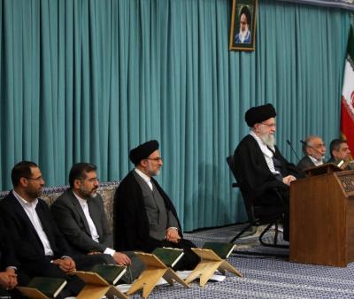 تصاویر دیدار شرکت‌کنندگان در مسابقات بین‌المللی قرآن با رهبر انقلاب