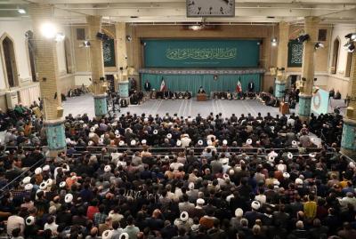تصاویر دیدار شرکت‌کنندگان در مسابقات بین‌المللی قرآن با رهبر انقلاب