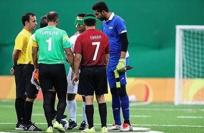 عکس/فوتبال نابینایان پارالمپیک یورو 2016؛ ایران-ترکیه