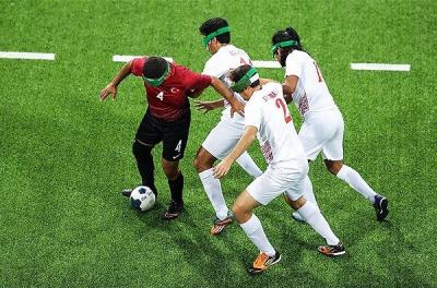 عکس/فوتبال نابینایان پارالمپیک یورو 2016؛ ایران-ترکیه