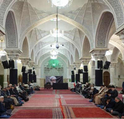 حضور چهره‌ها در تشییع پیکر "آیت‌الله محمد امامی کاشانی"