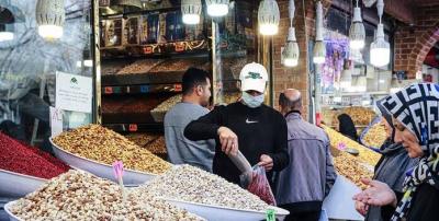 شلوغی بازار بزرگ تهران در آستانه سال نو
