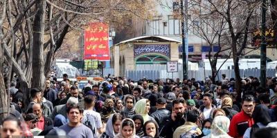 شلوغی بازار بزرگ تهران در آستانه سال نو