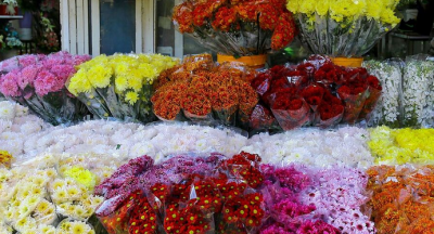 حال و هوای نوروز در بازار گل محلاتی