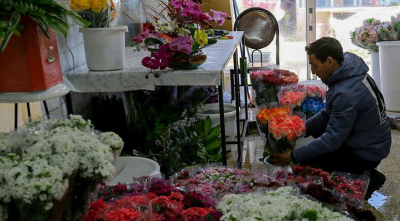 حال و هوای نوروز در بازار گل محلاتی