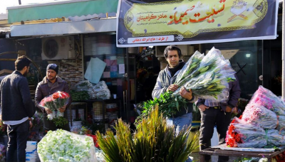 حال و هوای نوروز در بازار گل محلاتی