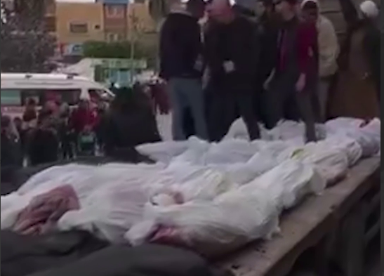  ببینید / تشییع جنازه ۱۵ نفر از یک خانواده در غزه