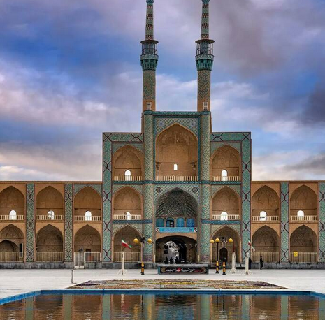  امیرچخماق یزد یکی از آثار زیبا و اعجاب‌انگیز