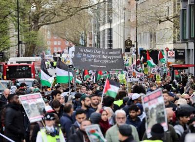 عکس/ روز قدس در قلب انگلستان
