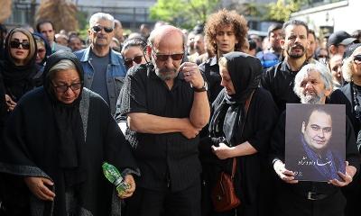 تشییع پیکر رضا داودنژاد / عکس