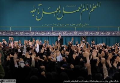 تصویر/دیدار رمضانی دانشجویان با رهبر انقلاب(1)