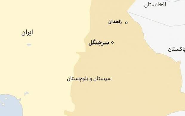 نقشه تخیلی بی‌بی‌سی برای سیستان و بلوچستان