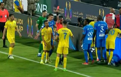 فیلم/ اخراج رونالدو پس از کتک‌کاری با بازیکن الهلال