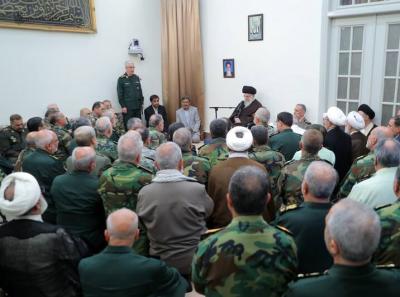 عکس/ دیدار فرماندهان نیروهای مسلح با رهبر انقلاب