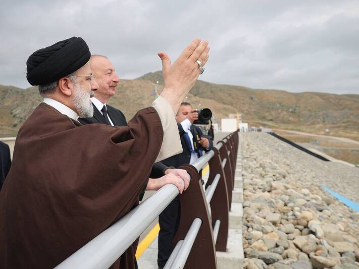 دیدار مهم و تاریخی روسای جمهوری اسلامی ایران و جمهوری آذربایجان