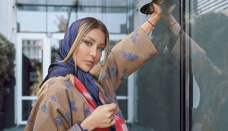 استایل مینا مختاری همسربهرام رادان در کویر یزد