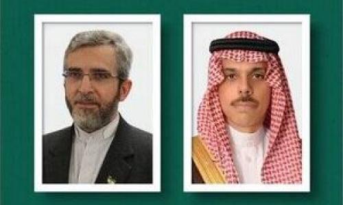 گفت‌وگوی باقری کنی با وزیر خارجه عربستان
