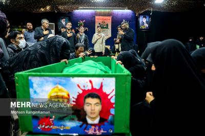  وداع با پیکر مطهر شهید «نورالله نوری»