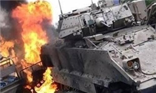 انهدام سه خودروی نظامی عربستان در «نجران»