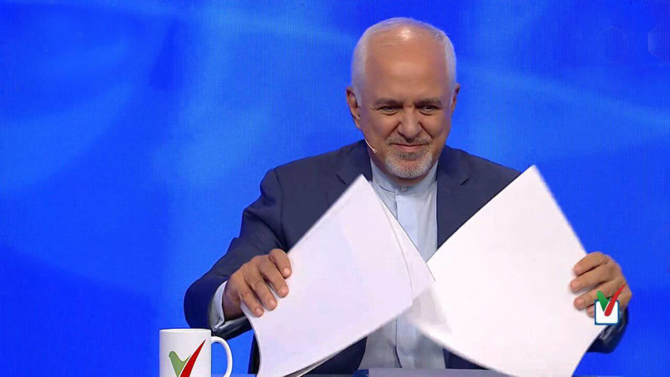 ظریف وتناقض هایش