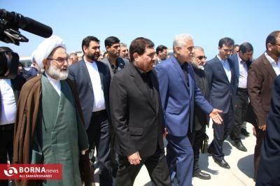 افتتاح راه‌آهن با حضور سرپرست ریاست‌ جمهوری 