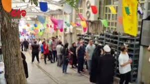 حضور پرشور مردم در حسینیه جماران