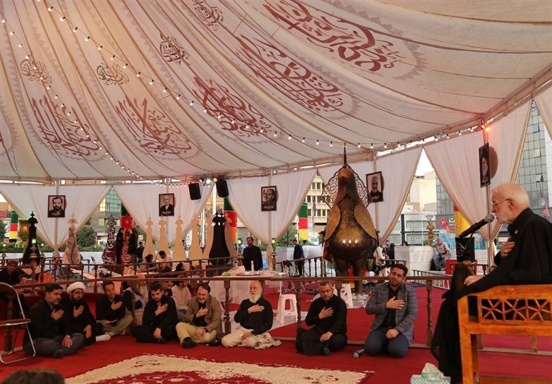 فیلم/ بزرگترین خیمه عاشورایی تهران برپا شد