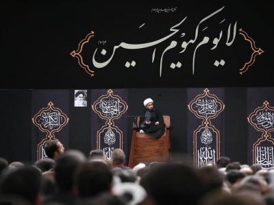 اولین شب مراسم عزاداری در حضور رهبر انقلاب