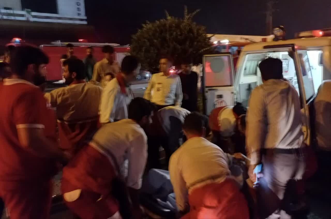 آتش سوزی دربیمارستان دماوند