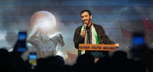 رجزخوانی مهدی رسولی علیه اسرائیل در ترکیه