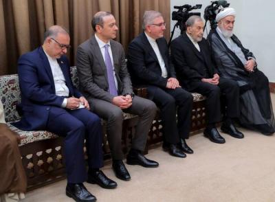 دیدار مقامات برخی کشورهای شرکت‌کننده در مراسم تحلیف با رهبر انقلاب